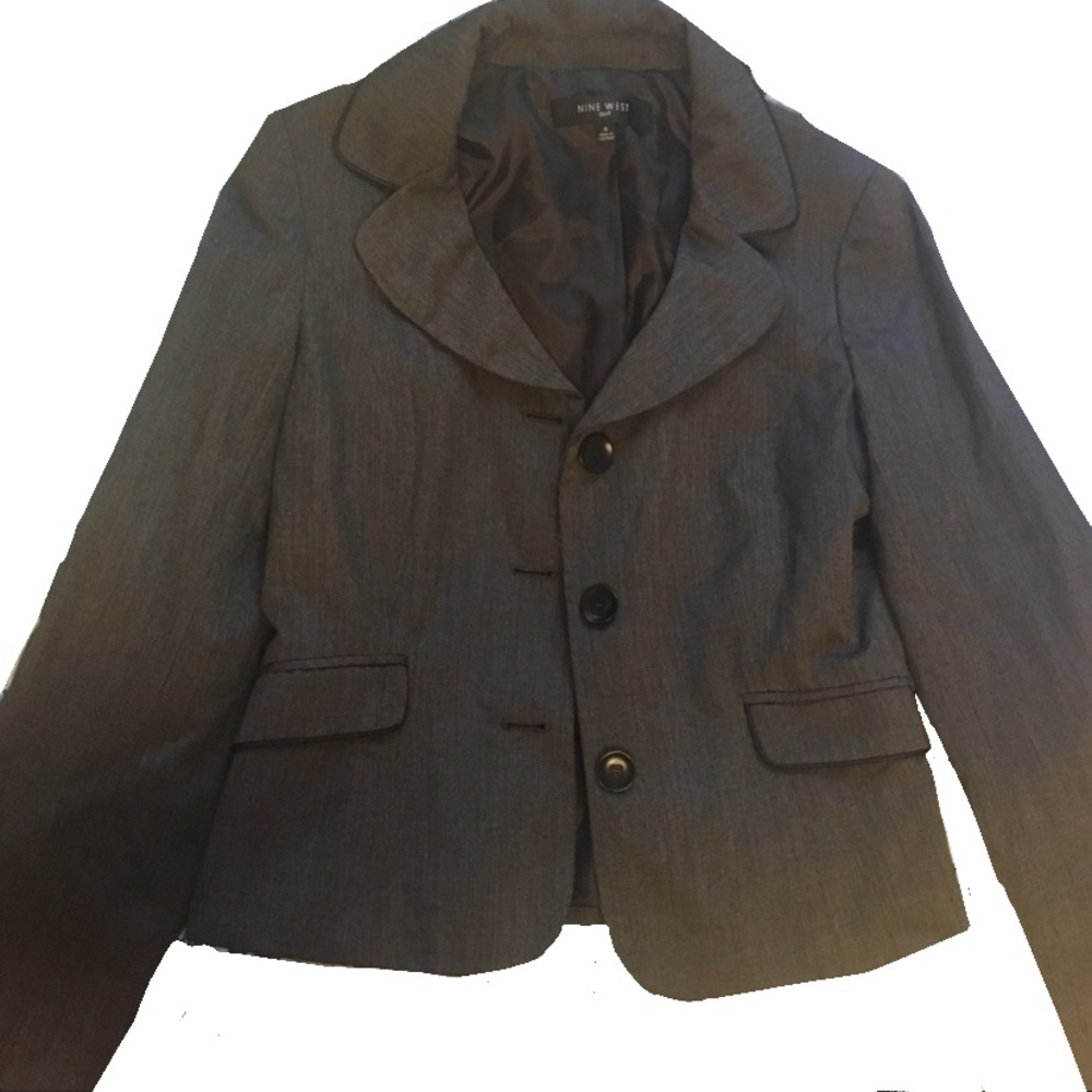 Nine West Grey Blazer - Picture 1 of 8